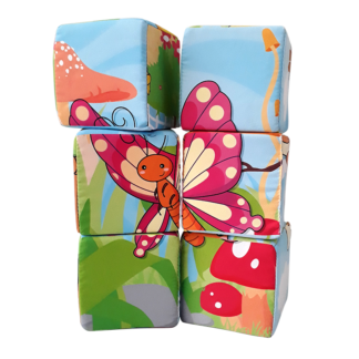 Rompecabezas x6 piezas espuma para bebés