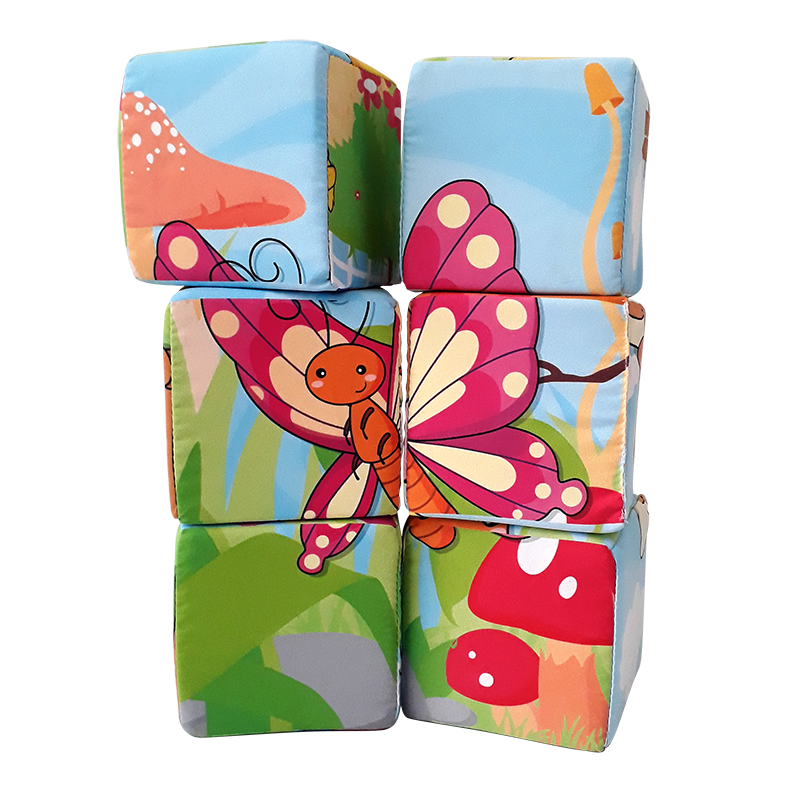 Rompecabezas x6 piezas espuma para bebés