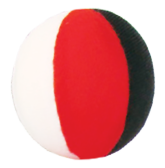 Pelota en tela multicolor diámetro 8 cm