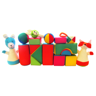 Kit de percepción x 17 piezas en espuma pequeño.