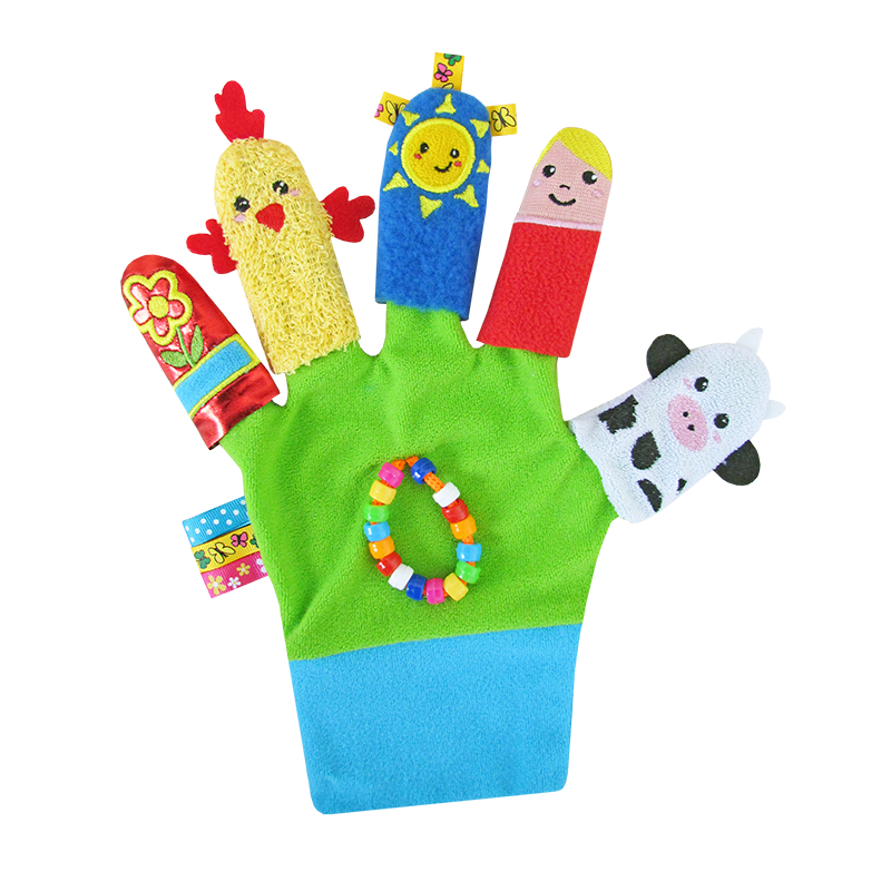 Guante de actividades la granja para bebés