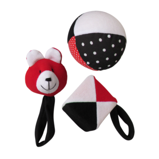 Set de sonajeros x3 piezas para bebés