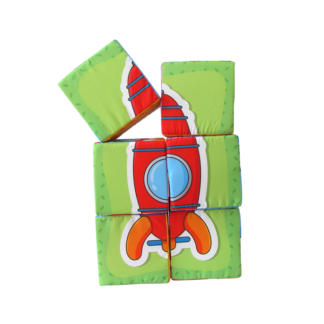 Cubos Rompecabezas Grande x 6 piezas en espuma