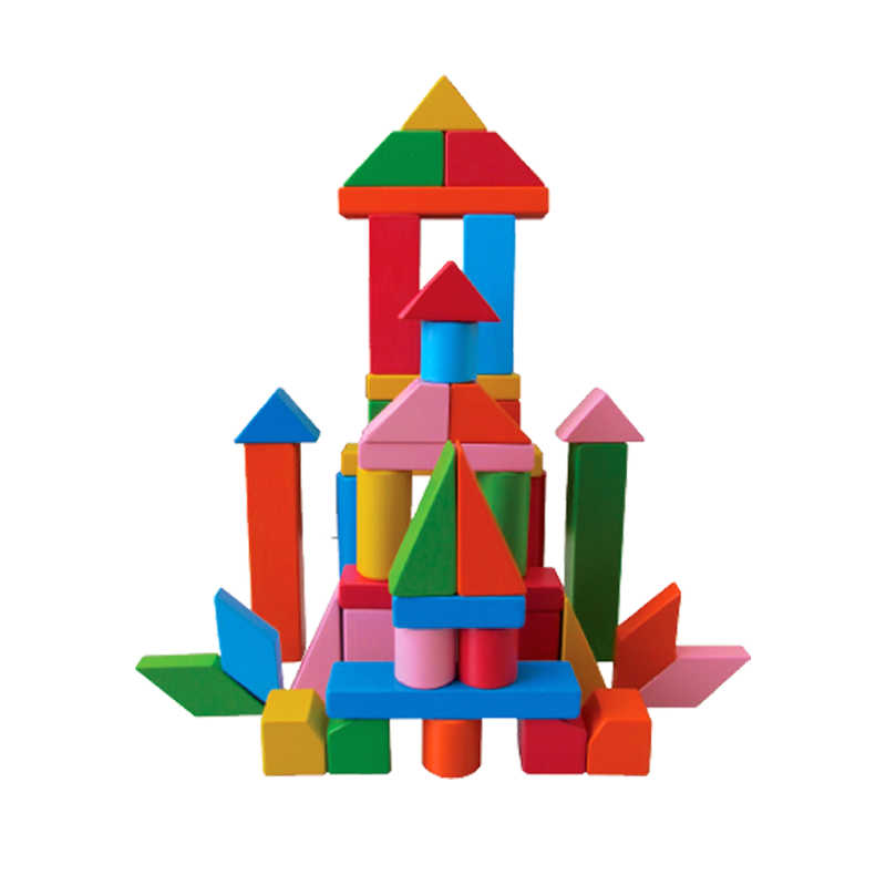 Bloques de Construcción por 50 Piezas.Color
