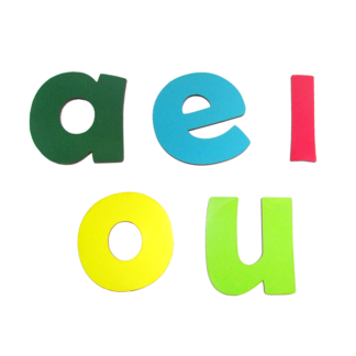 Vocales Minúsculas Sueltas