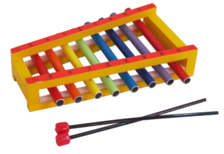 Xilófono de 8 notas tubo.