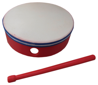 Pandero de Plástico Ø 15 cm
