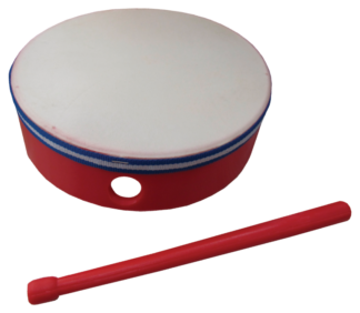 Pandero de Plástico Ø 20 cm