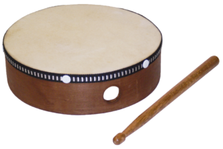 Pandero de Madera Ø 20