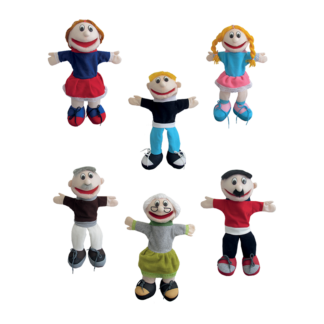 Títeres de La Familia x 6