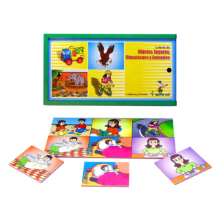 Lotería de Objetos, Lugares, Situaciones y Animales.