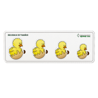 Encajable Secuencia de Tamaños El Pollito