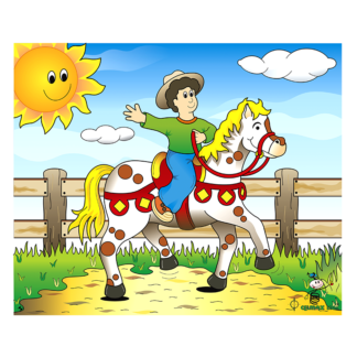 Rompecabezas “ El Niño y El Caballo ”