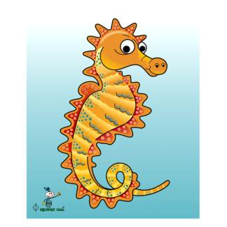 Rompecabezas por una Figura “Caballo de mar”