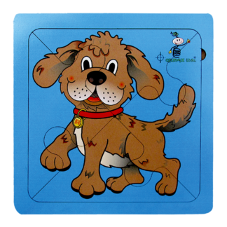 Rompecabezas"El Perro" 20x20 cm .