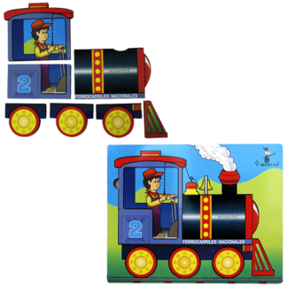 Rompecabezas de Silueta "El Tren".